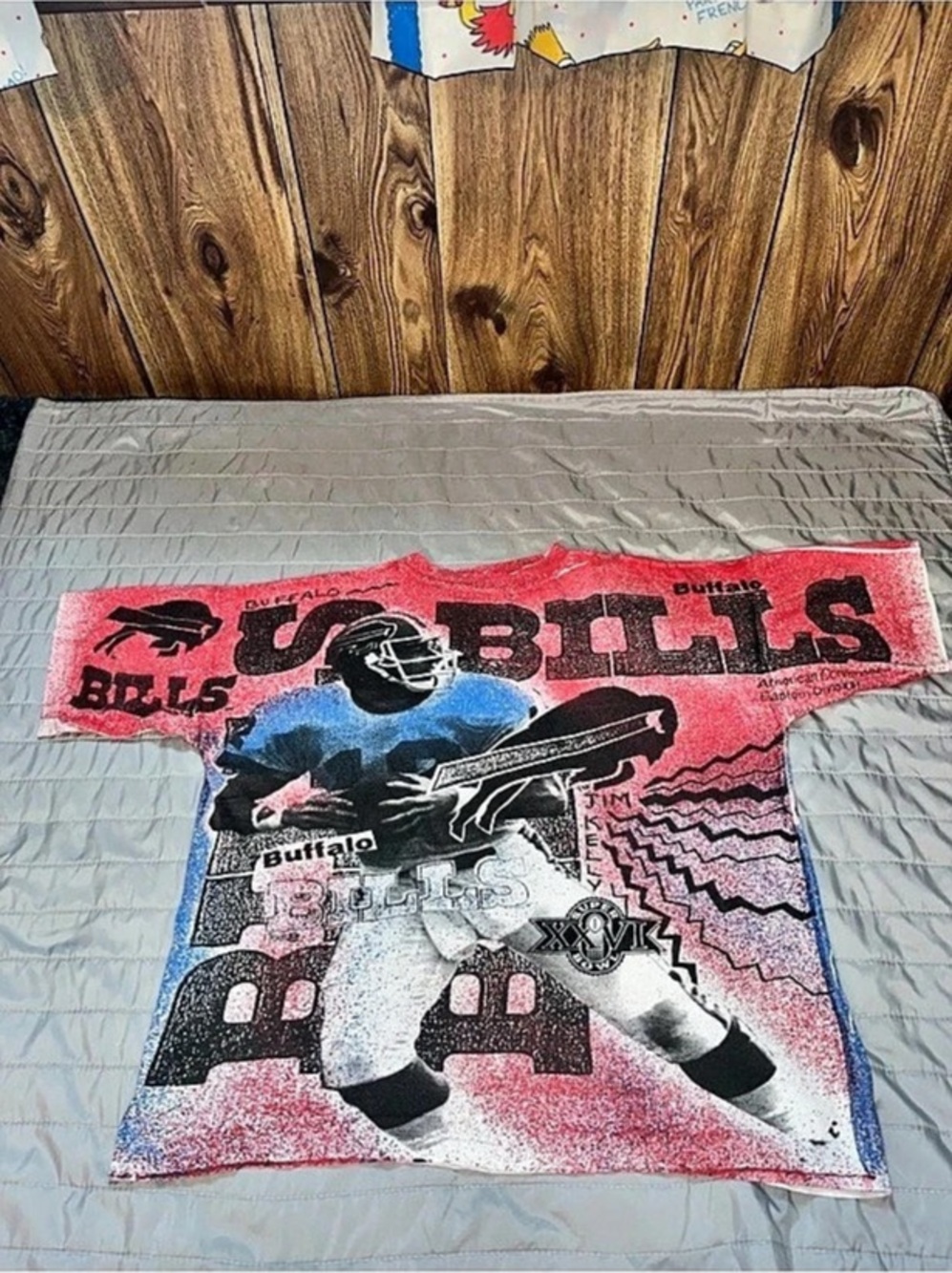Vintage Buffalo Bills Super Bowl XXVI AOP Shirt XL GRAIL